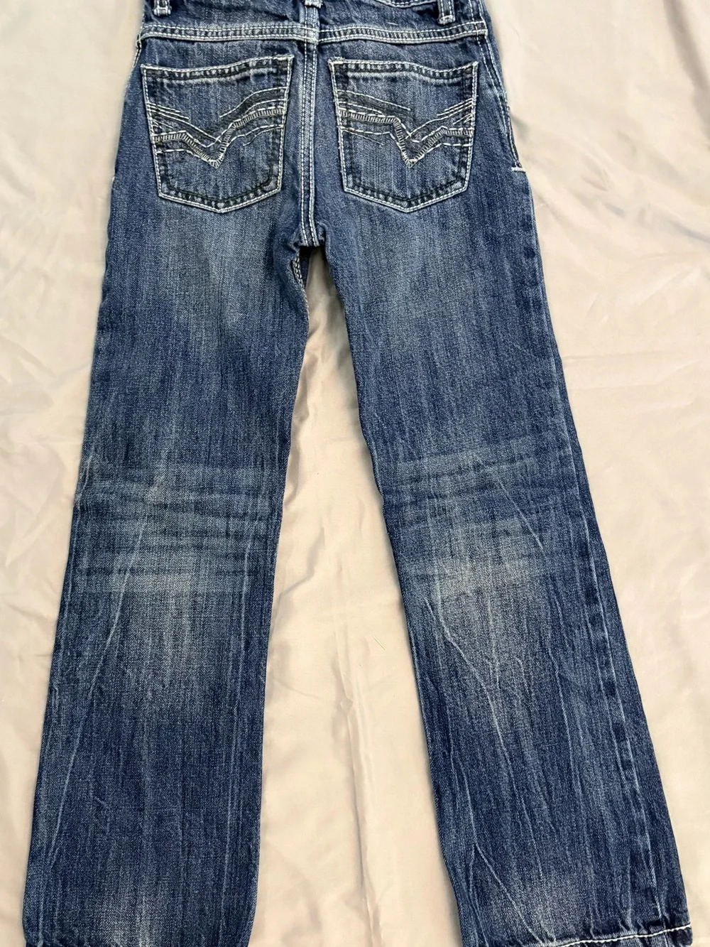 Boys Wrangler Boot Cut  Blue Denim Jeans